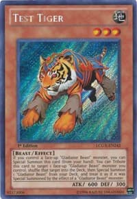 Test Tiger - Legendary Collection 2 - YuGiOh card