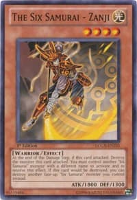 The Six Samurai - Zanji - Legendary Collection 2 - YuGiOh card