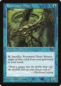 Rootwater Diver - Tempest - Magic: The Gathering card