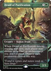 Druid of Purification (Rainbow Foil) - Secret Lair Drop Series - Magic: The Gathering card
