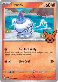 Litwick - Trick or Trade BOOster Bundle 2024 - Pokemon card