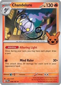 Chandelure - Trick or Trade BOOster Bundle 2024 - Pokemon card