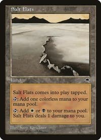 Salt Flats - Tempest - Magic: The Gathering card