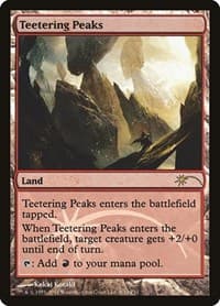 Teetering Peaks - FNM Promos - Magic: The Gathering card