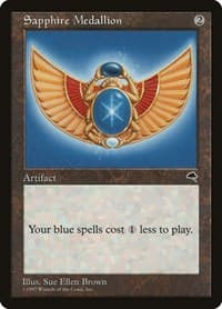 Sapphire Medallion - Tempest - Magic: The Gathering card