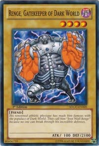 Renge, Gatekeeper of Dark World - Structure Deck: Gates of the Underworld - YuGiOh card
