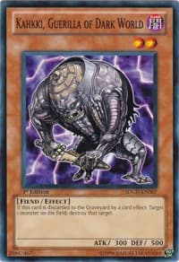 Kahkki, Guerilla of Dark World - Structure Deck: Gates of the Underworld - YuGiOh card