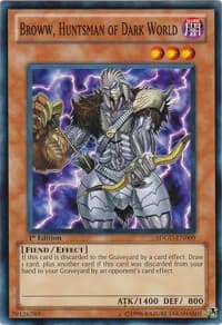Broww, Huntsman of Dark World - Structure Deck: Gates of the Underworld - YuGiOh card
