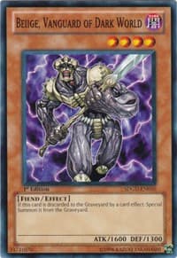 Beiige, Vanguard of Dark World - Structure Deck: Gates of the Underworld - YuGiOh card