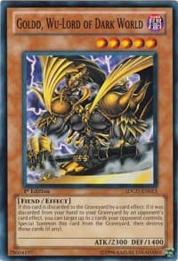 Goldd, Wu-Lord of Dark World - Structure Deck: Gates of the Underworld - YuGiOh card