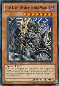 Reign-Beaux, Overlord of Dark World - Structure Deck: Gates of the Underworld - YuGiOh card