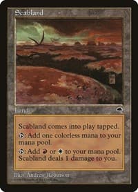 Scabland - Tempest - Magic: The Gathering card