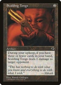Scalding Tongs - Tempest - Magic: The Gathering card