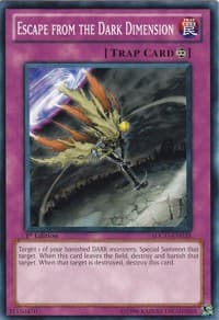 Escape from the Dark Dimension - Structure Deck: Gates of the Underworld - YuGiOh card