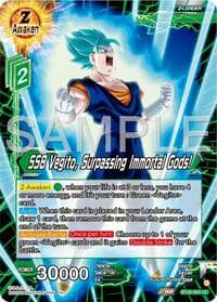 SSB Vegito, Surpassing Immortal Gods! - Ultimate Advent - Dragon Ball Super: Masters card