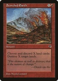 Scorched Earth - Tempest - Magic: The Gathering card