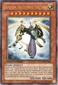 Sephylon, the Ultimate Time Lord - Shonen Jump Magazine Promos - YuGiOh card