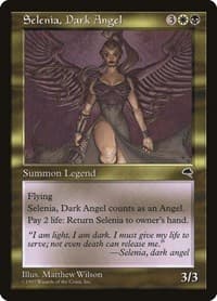 Selenia, Dark Angel - Tempest - Magic: The Gathering card