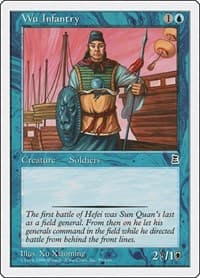 Wu Infantry - Portal Three Kingdoms - Magic: The Gathering card