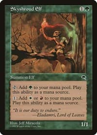 Skyshroud Elf - Tempest - Magic: The Gathering card