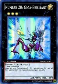 Number 20: Giga-Brilliant - Photon Shockwave - YuGiOh card
