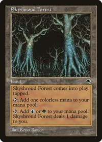 Skyshroud Forest - Tempest - Magic: The Gathering card