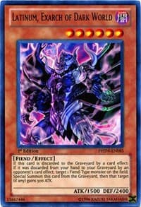 Latinum, Exarch of Dark World - Photon Shockwave - YuGiOh card