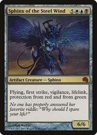 Sphinx of the Steel Wind - Premium Deck Series: Graveborn - Magic: The Gathering card