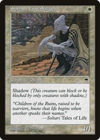 Soltari Foot Soldier - Tempest - Magic: The Gathering card