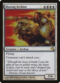Blazing Archon - Premium Deck Series: Graveborn - Magic: The Gathering card