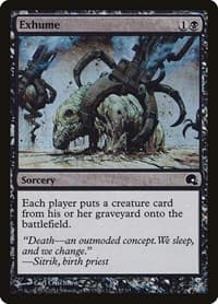 Exhume - Premium Deck Series: Graveborn - Magic: The Gathering card