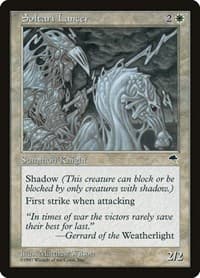 Soltari Lancer - Tempest - Magic: The Gathering card