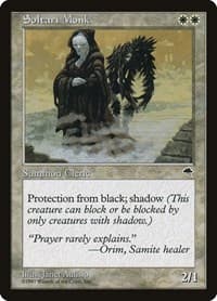 Soltari Monk - Tempest - Magic: The Gathering card