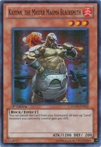 Kayenn, the Master Magma Blacksmith - Hidden Arsenal 5: Steelswarm Invasion - YuGiOh card