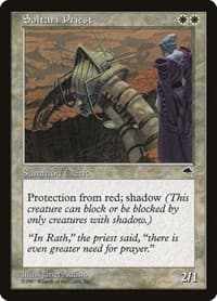 Soltari Priest - Tempest - Magic: The Gathering card