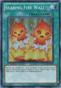 Searing Fire Wall - Hidden Arsenal 5: Steelswarm Invasion - YuGiOh card