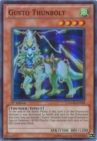 Gusto Thunbolt - Hidden Arsenal 5: Steelswarm Invasion - YuGiOh card