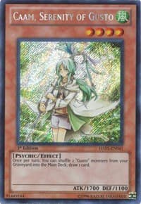 Caam, Serenity of Gusto - Hidden Arsenal 5: Steelswarm Invasion - YuGiOh card