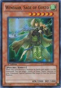 Windaar, Sage of Gusto - Hidden Arsenal 5: Steelswarm Invasion - YuGiOh card