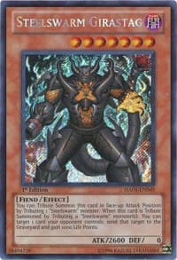 Steelswarm Girastag - Hidden Arsenal 5: Steelswarm Invasion - YuGiOh card
