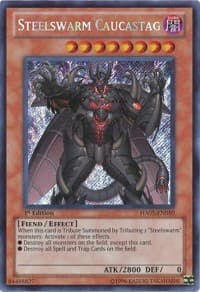 Steelswarm Caucastag - Hidden Arsenal 5: Steelswarm Invasion - YuGiOh card