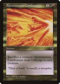 Spontaneous Combustion - Tempest - Magic: The Gathering card