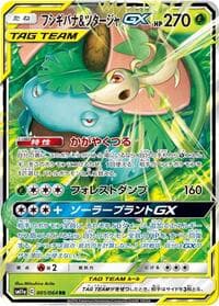 Venusaur & Snivy GX - SM11a: Remix Bout - Pokemon Japan card