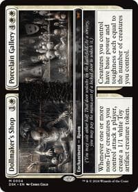 Dollmaker's Shop // Porcelain Gallery - Duskmourn: House of Horror - Magic: The Gathering card