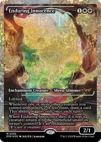 Enduring Innocence (Showcase) (Fracture Foil) - Duskmourn: House of Horror - Magic: The Gathering card