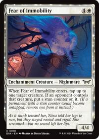 Fear of Immobility - Duskmourn: House of Horror - Magic: The Gathering card