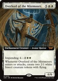 Overlord of the Mistmoors (Extended Art) - Duskmourn: House of Horror - Magic: The Gathering card