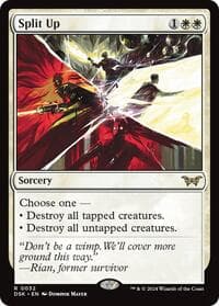 Split Up - Duskmourn: House of Horror - Magic: The Gathering card