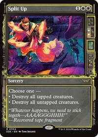 Split Up (Showcase) - Duskmourn: House of Horror - Magic: The Gathering card