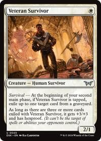 Veteran Survivor - Duskmourn: House of Horror - Magic: The Gathering card